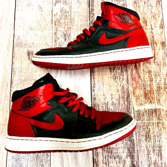 Nike AIR JORDAN ALPHA 1 \'VARSITY RED\' 2009 size 10.5 392813-001‎